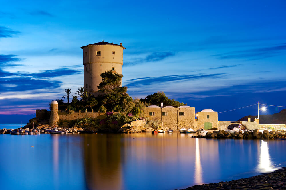 Torre del Campese, Isola del Giglio, Toscana, Italia.